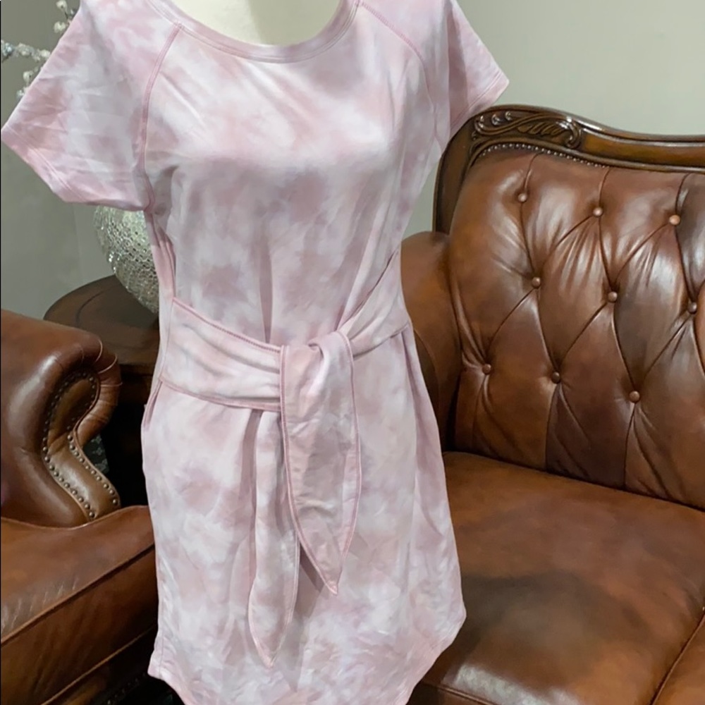 - Women's Ideology Active Wear Dress Pink De… - Picture 4 of 6
